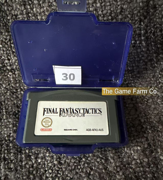 Final Fantasy Tactics Game -Nintendo Gameboy Advance Cart GBA - Pal Version
