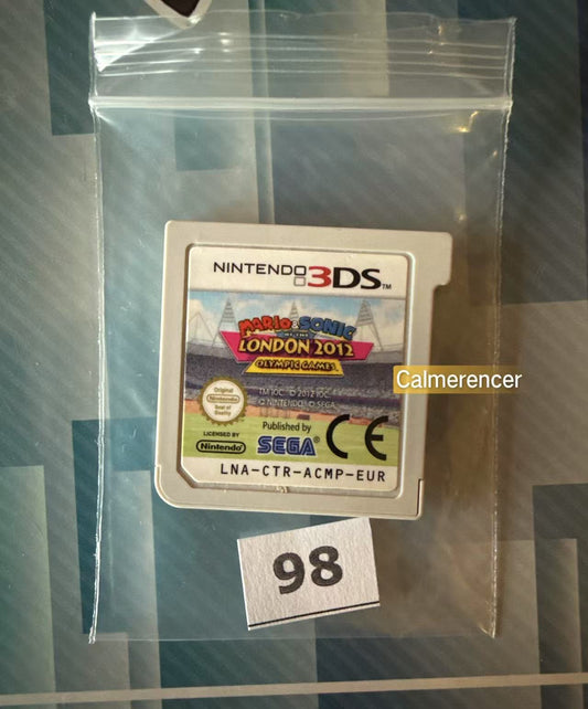 Mario & Sonic At The London 2012 Olympic Games Game - No case Nintendo 3DS