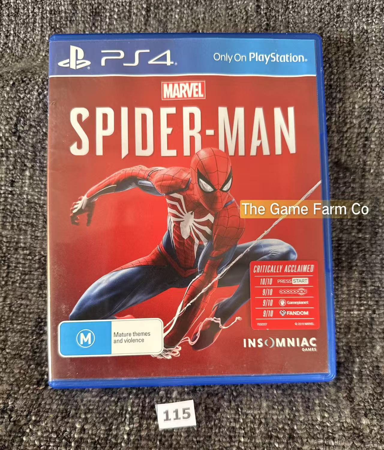 Spider-Man Game - Sony Playstation 4 - Pal Version