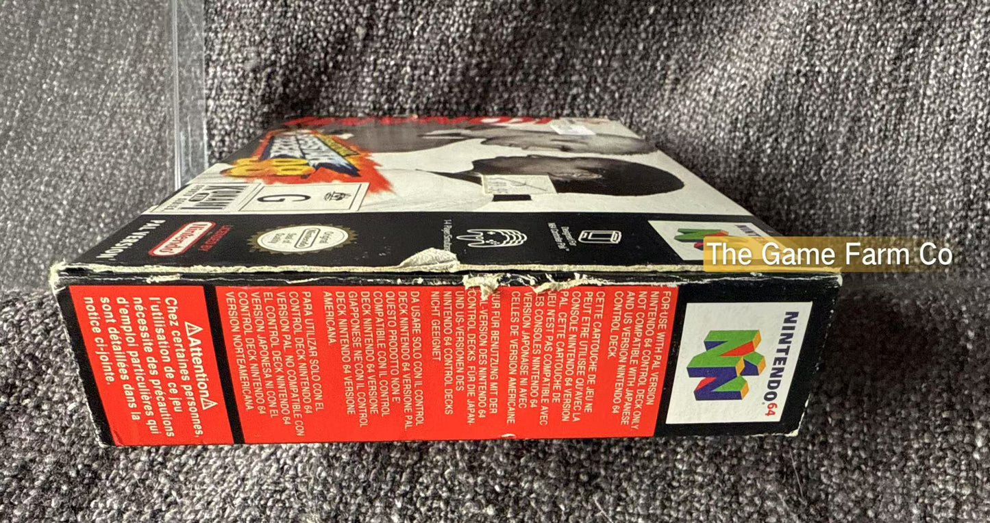 International Superstar Soccer 64 Game Boxed - Nintendo 64 / N64 - Pal Version