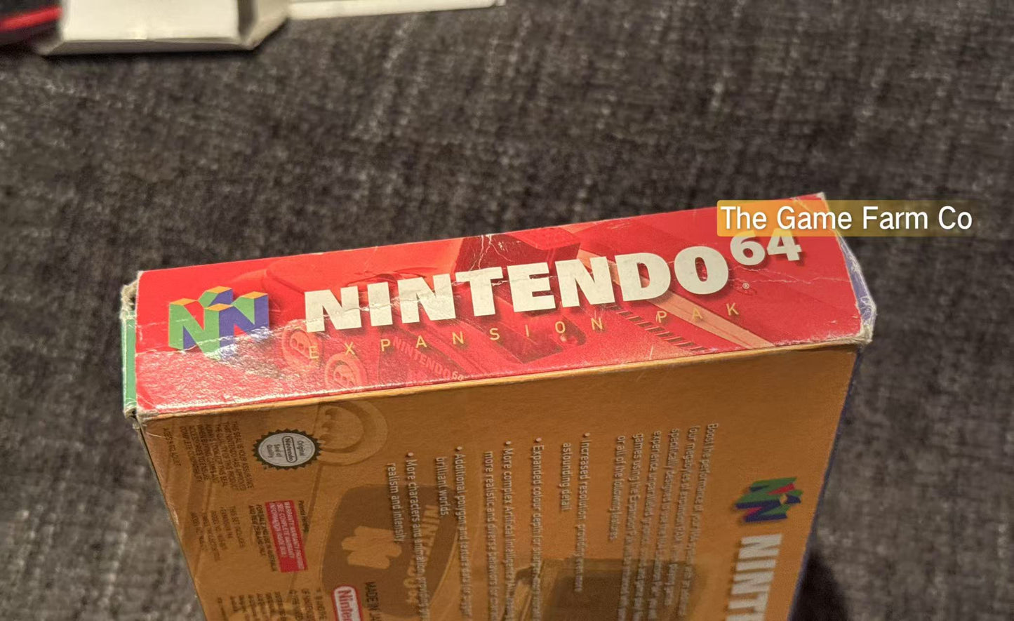 Genuine Nintendo 64 Boxed (N64) Expansion Pak with Clip