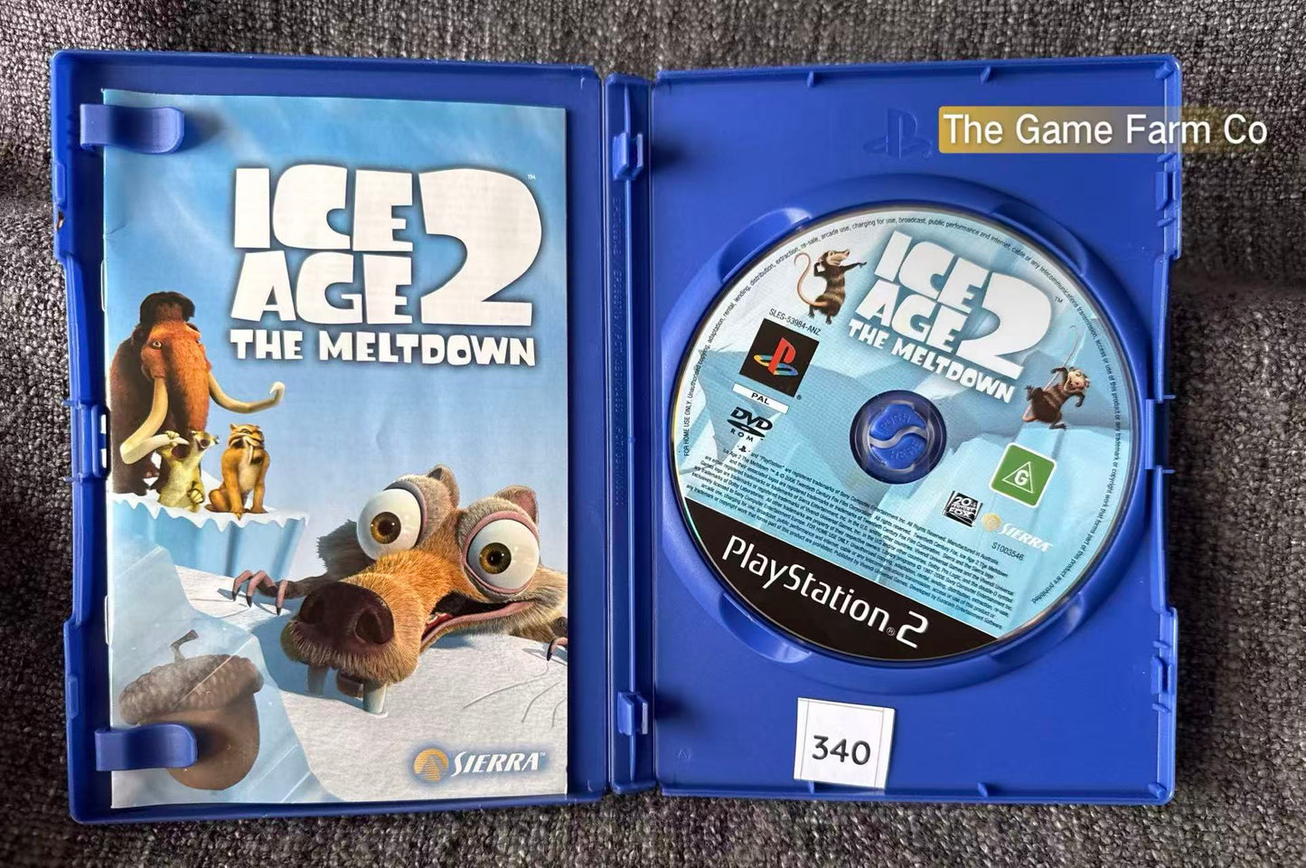Ice Age 2 The Meltdown Game- Sony PlayStation 2 (PS2)