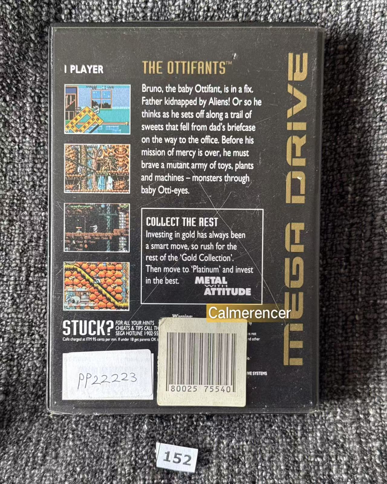The Ottifants Game - No manual - Sega Mega Drive