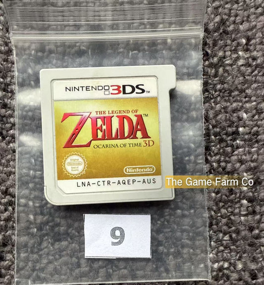 The Legend Of Zelda Ocarina of Time 3D Game - No case Nintendo 3DS
