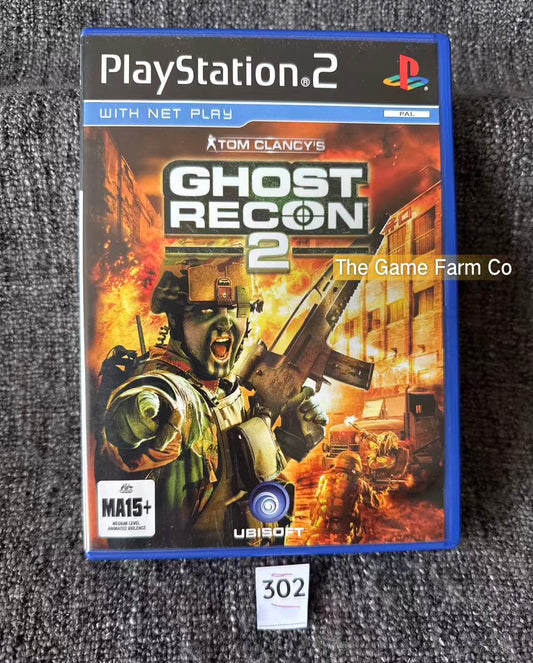 Tom Clancy's Ghost Recon 2 Game In Mint Condition  - Sony PlayStation 2 (PS2)
