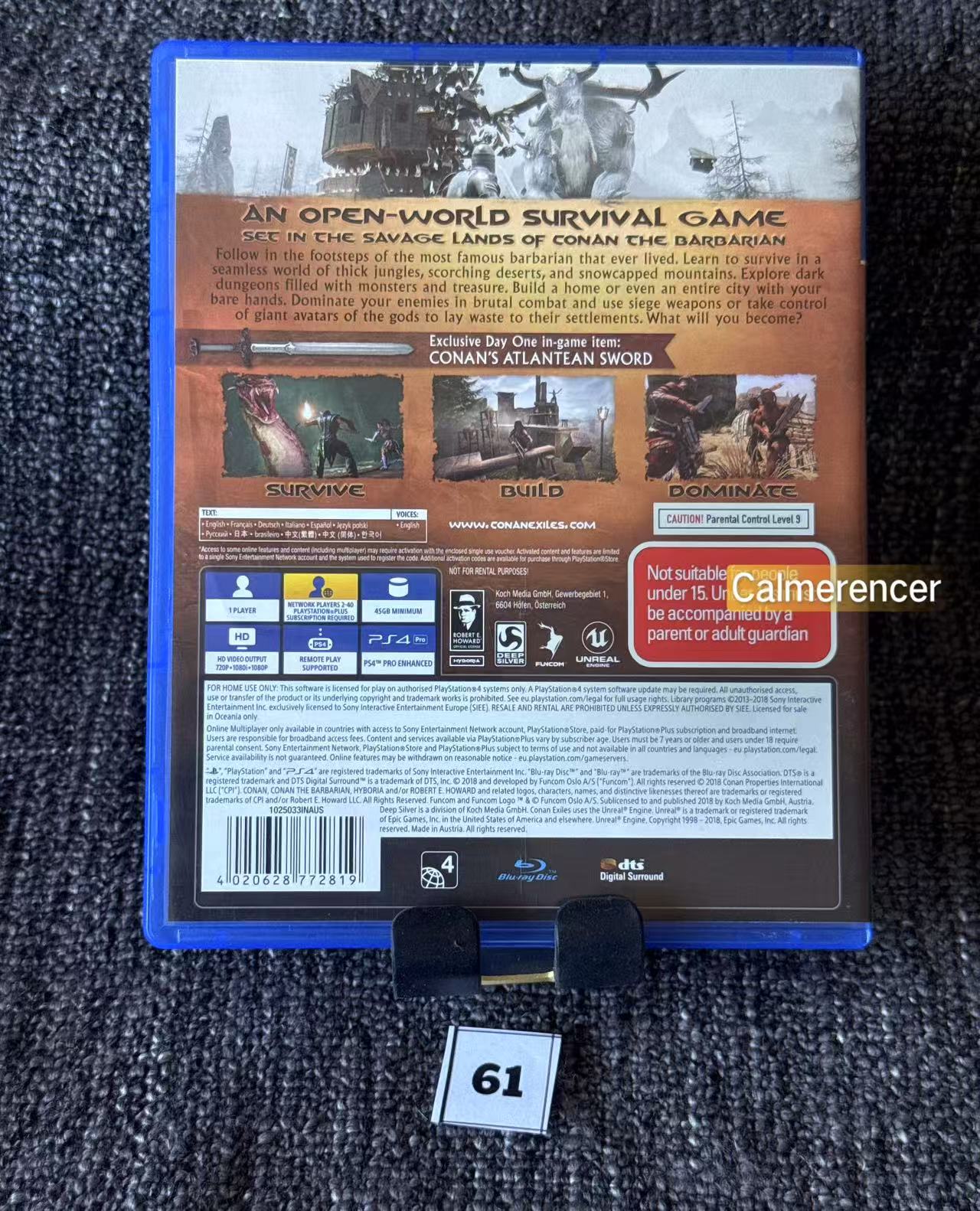 Conan Exiles Sony Playstation 4 (PS4) Game