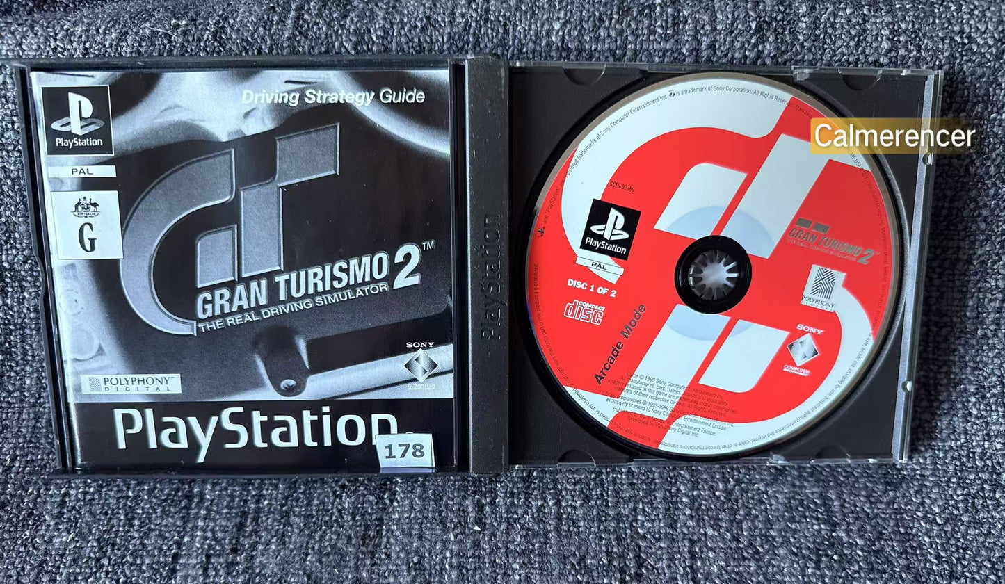 Gran Turismo 2 - Sony Playstation One (PS1) Game
