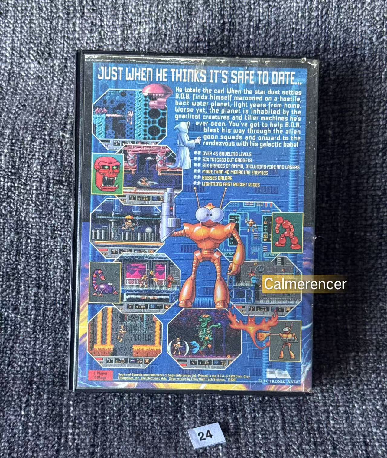 B.O.B - No manual Game - Sega Mega Drive