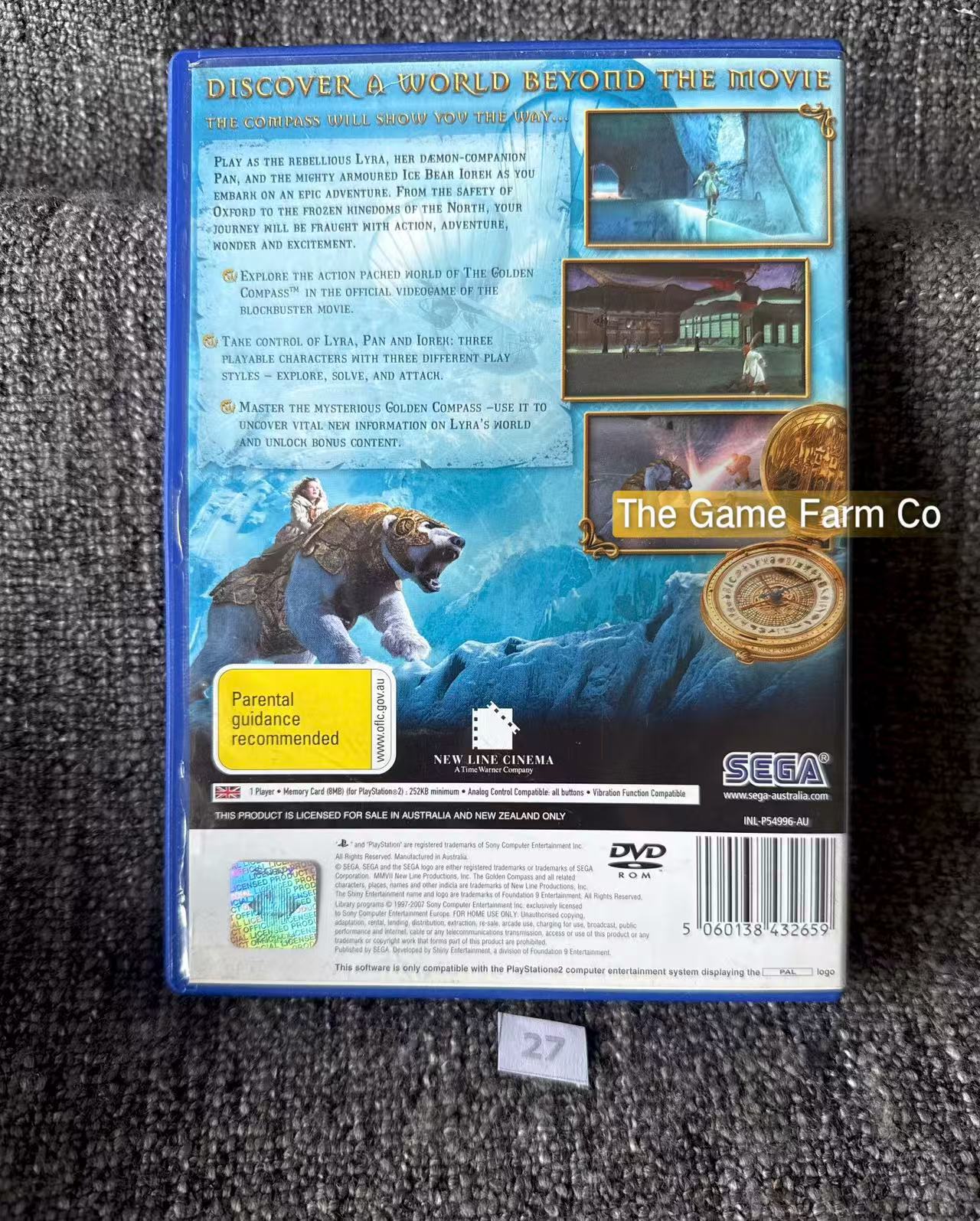 The Golden Compass Game- Sony PlayStation 2 (PS2)