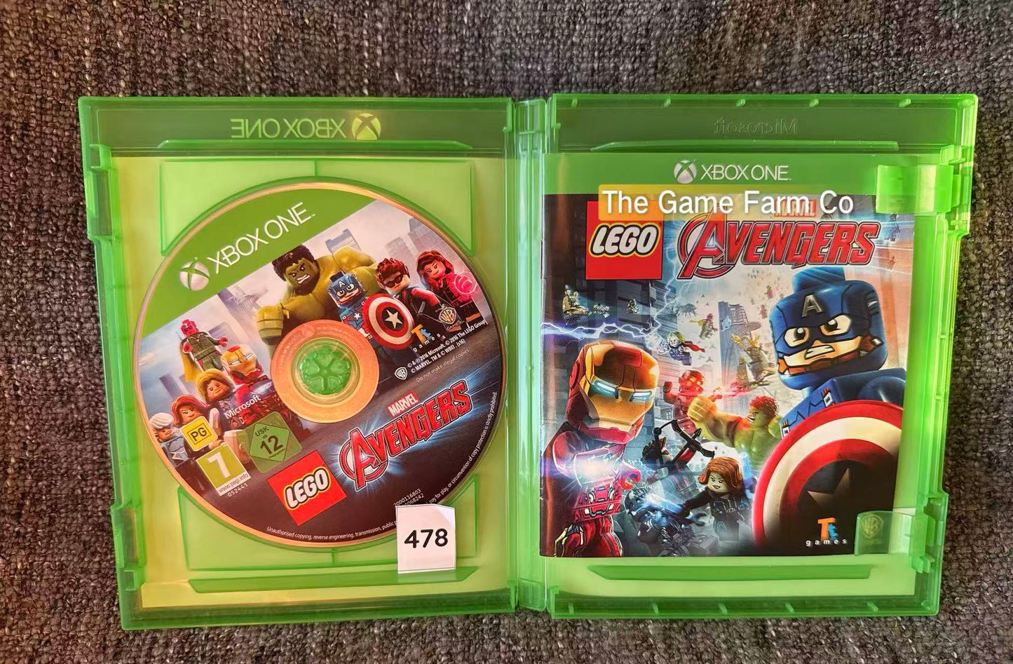 LEGO Marvel's Avengers Xbox One Physical Game CIB PAL Tested Used