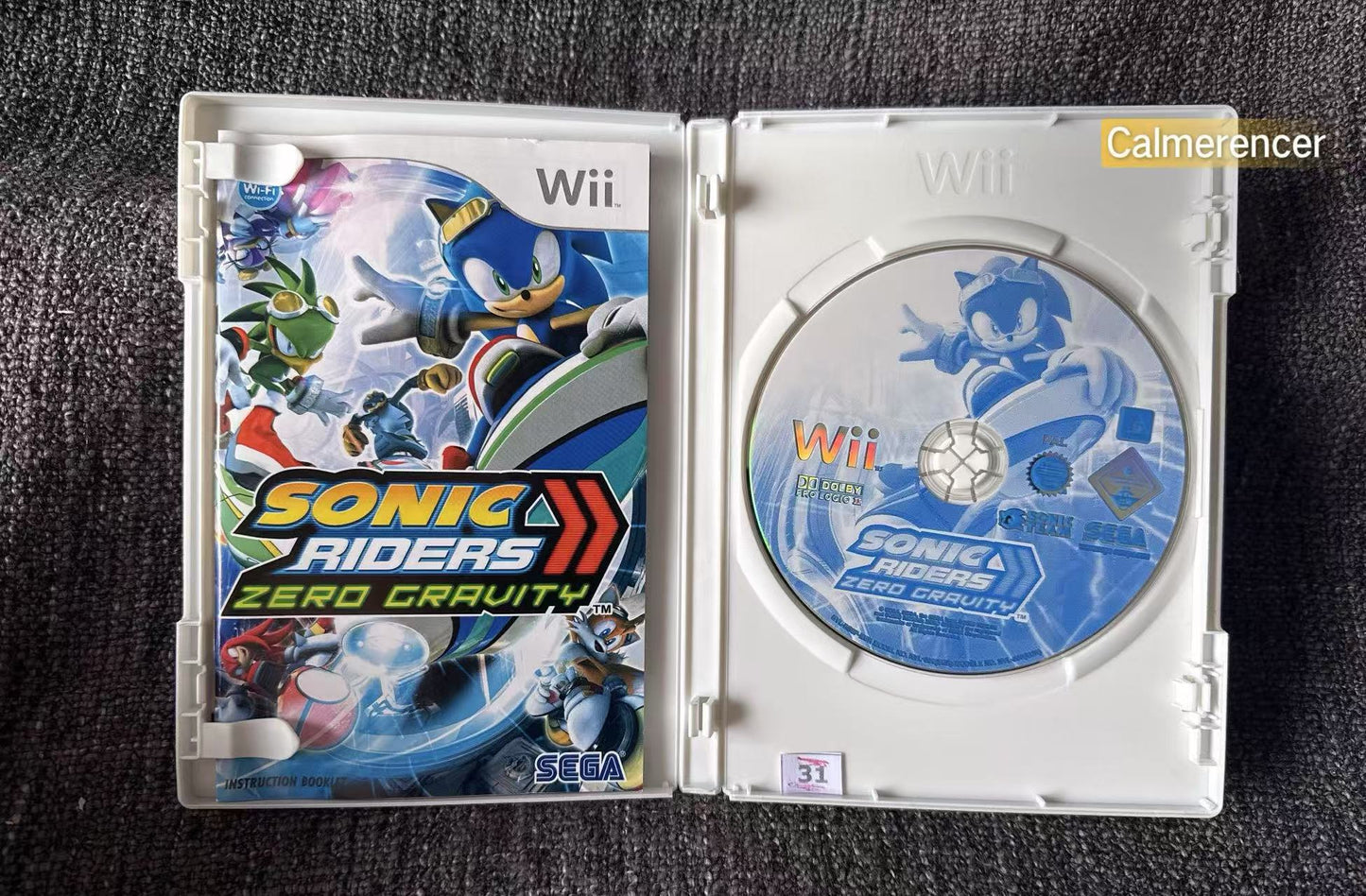 Sonic Riders: Zero Gravity  Mint like condition-  Nintendo Wii game