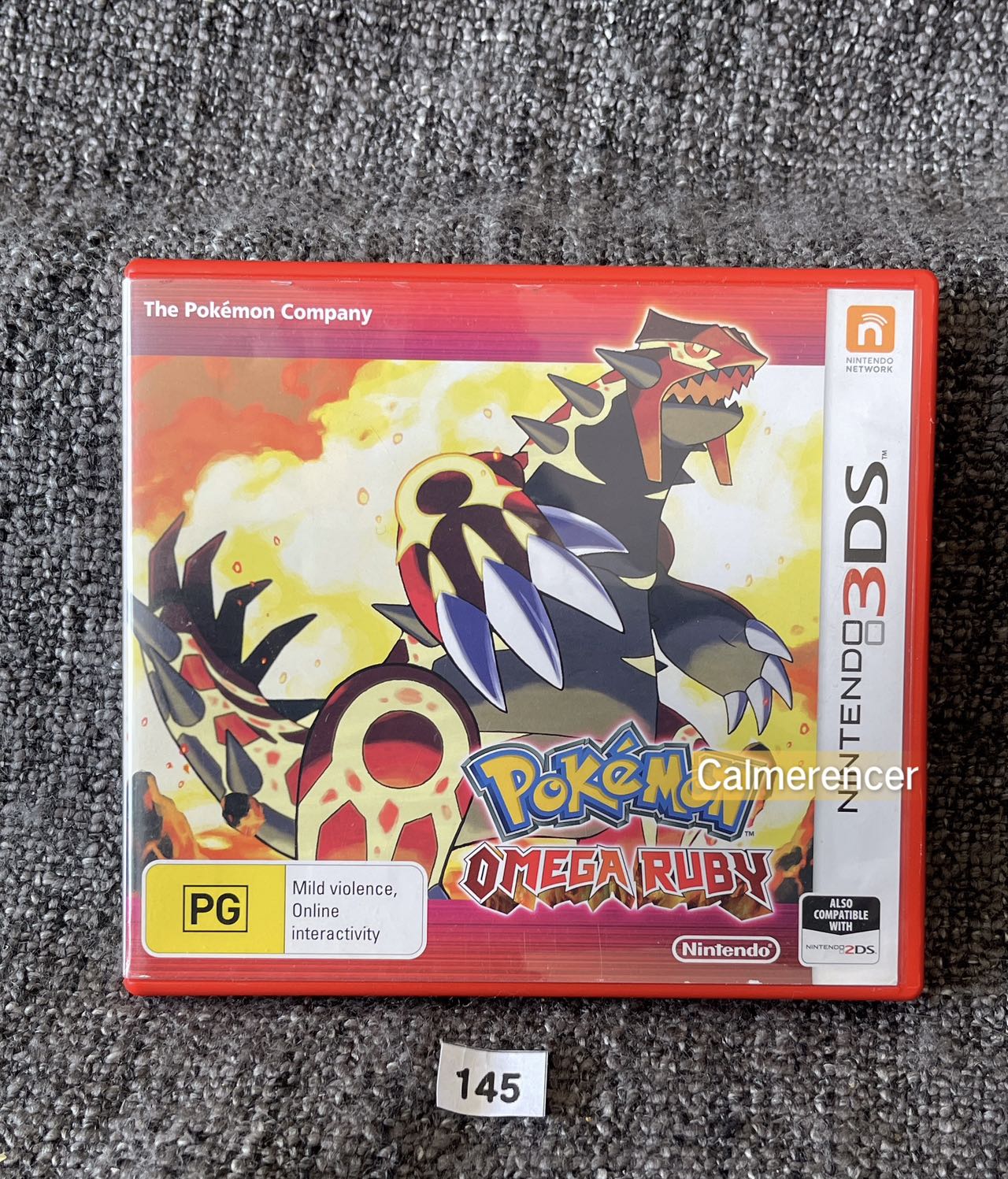 Pokemon Omega Ruby Game Nintendo 3DS