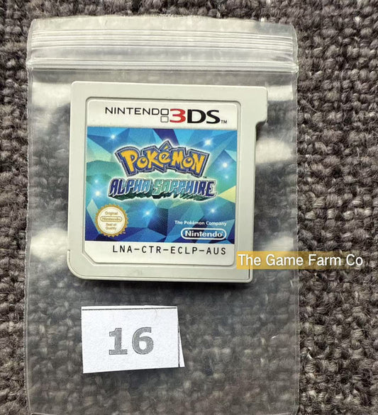 Pokemon Alpha Sapphire Game - No case Nintendo 3DS