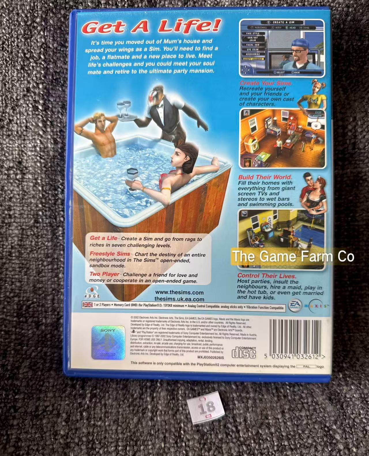 The Sims Game In mint like condition - Sony PlayStation 2 (PS2)