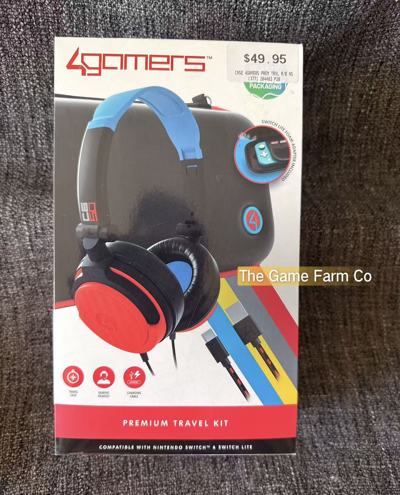 4Gamers Premium Travel Kit Nintendo Switch BNIB Sealed AUS