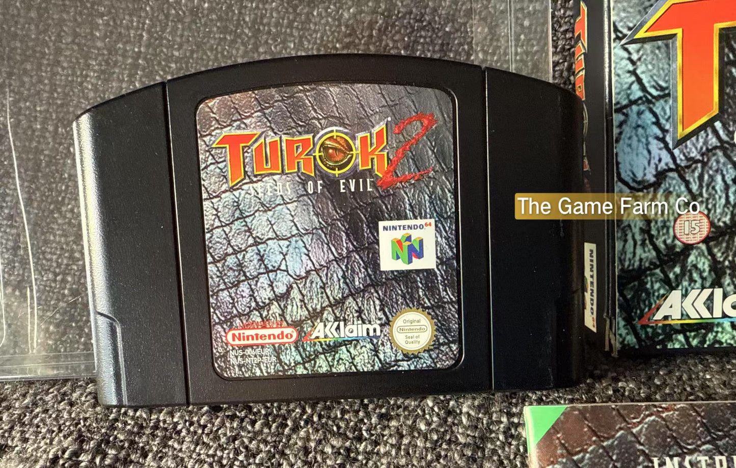 Turok 2 - Seeds of Evil Game Boxed - Nintendo 64 / N64 - Pal Version