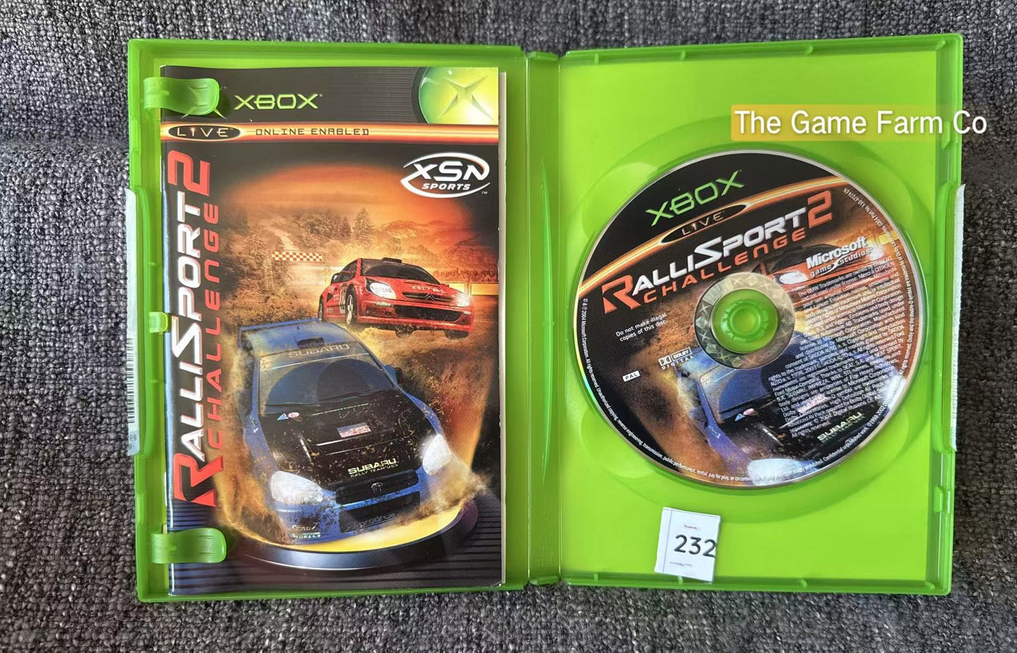 Ralli Sport Challenge 2 Game Microsoft Xbox Original