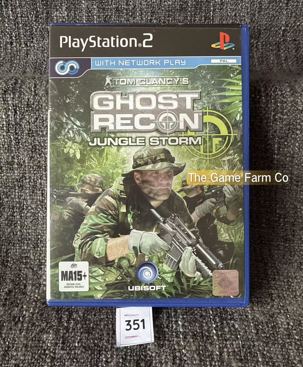 Tom Clancy's Ghost Recon Jungle Storm Game In Mint Condition  - Sony PlayStation 2 (PS2)