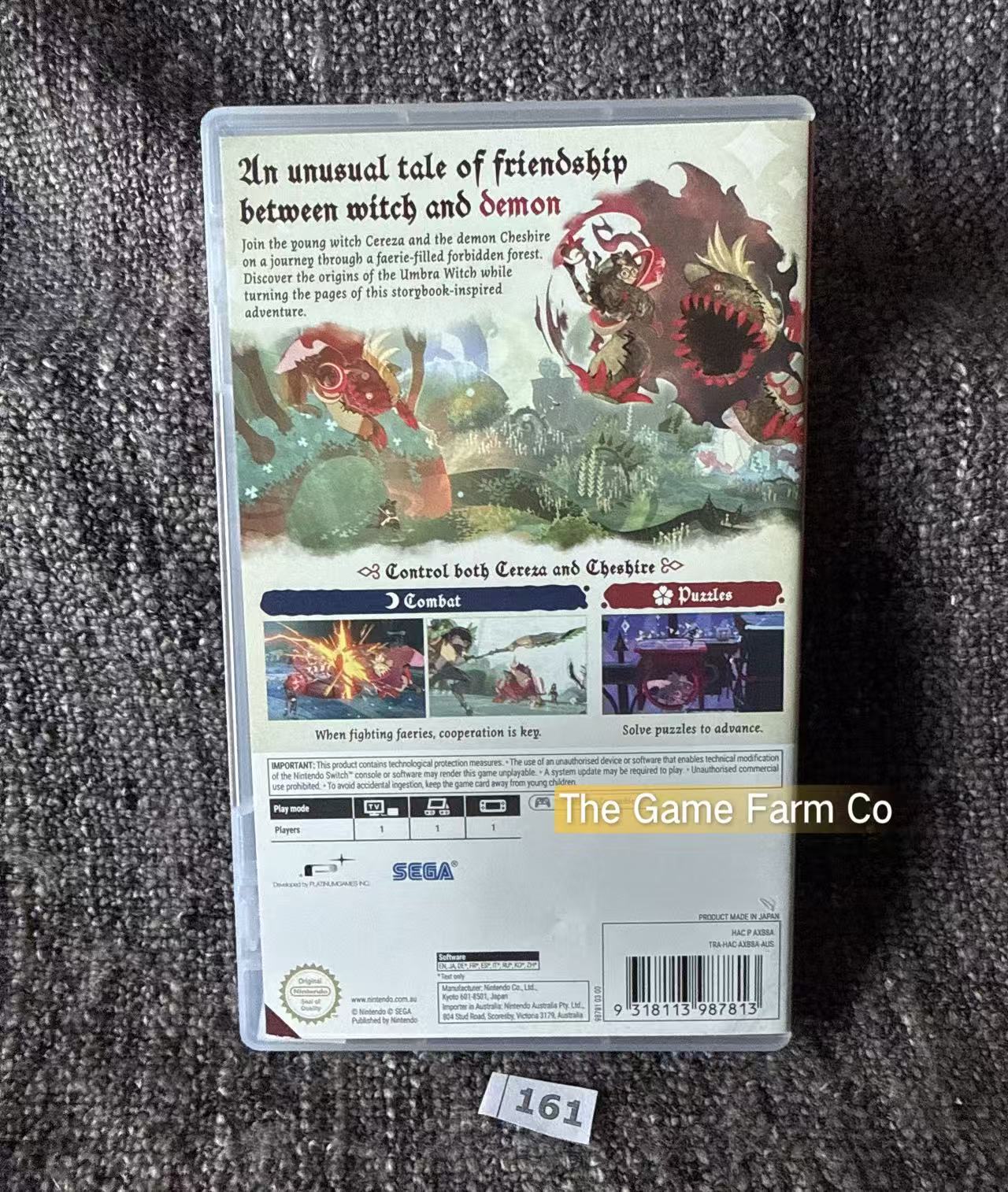 Bayonetta Origins: Cereza and the Lost Demon (Nintendo Switch) Complete CIB Physical Cartridge PAL