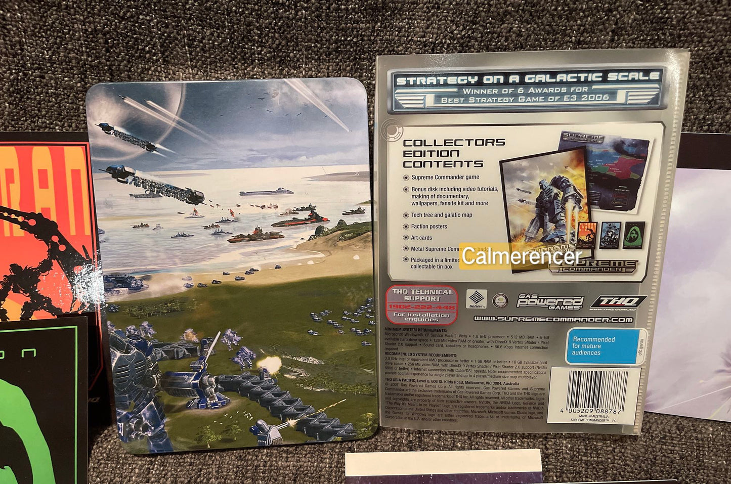 Supreme Commander Collectors edition Game - PC - CD ROM - Big Box