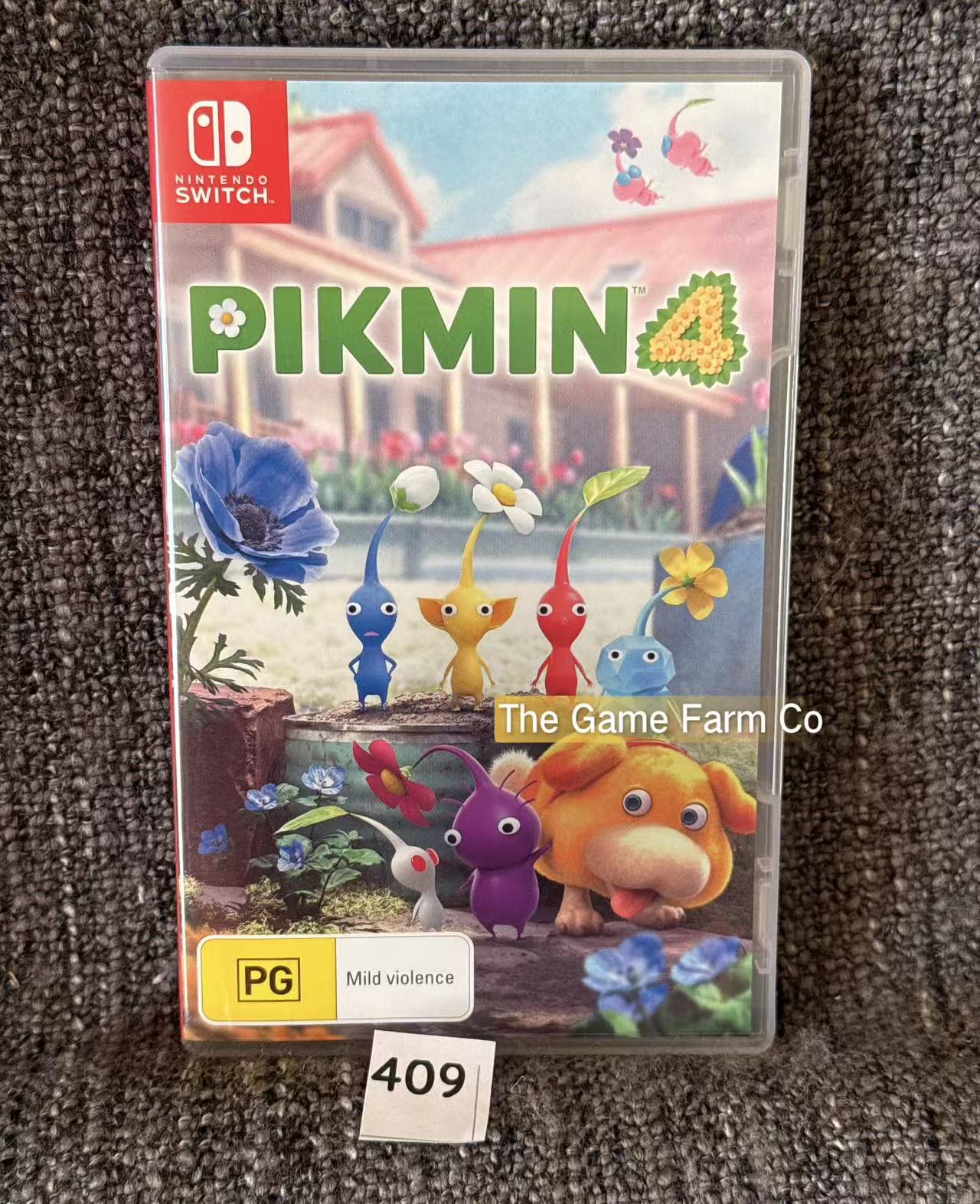 Pikmin 4 Nintendo Switch Physical Game CIB PAL Tested Used