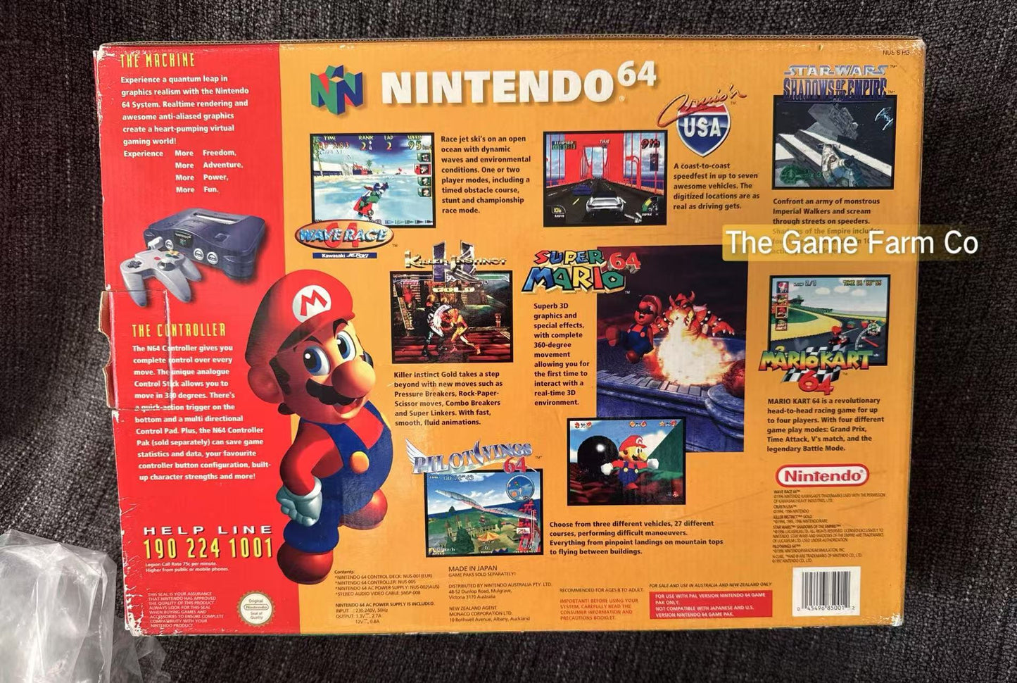 Nintendo 64 (N64) Console Boxed -  Pal Version