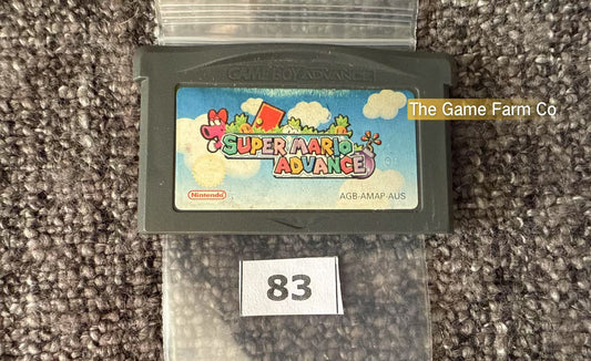 Super Mario Advance Game -Nintendo Gameboy Advance Cart GBA - Pal Version