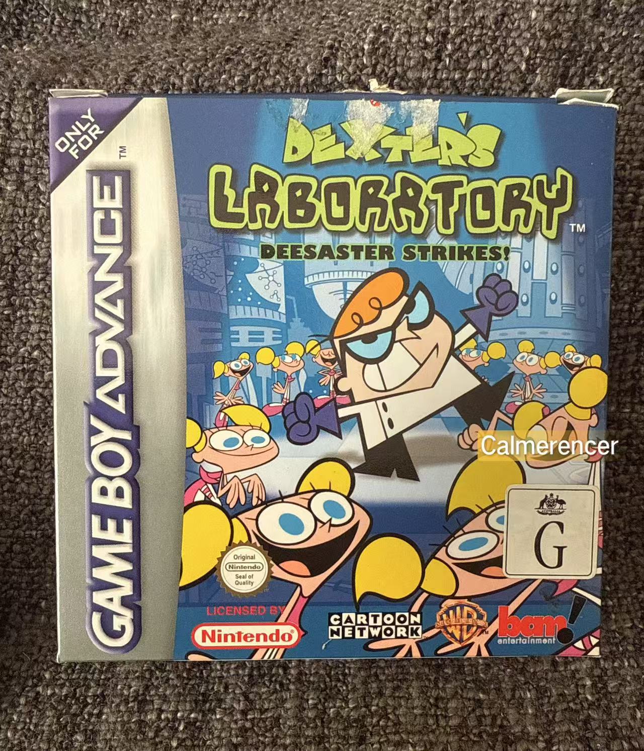 Dexter's Laboratory Deesatar Strikes Boxed Game -Nintendo Gameboy Advance GBA - Pal Version