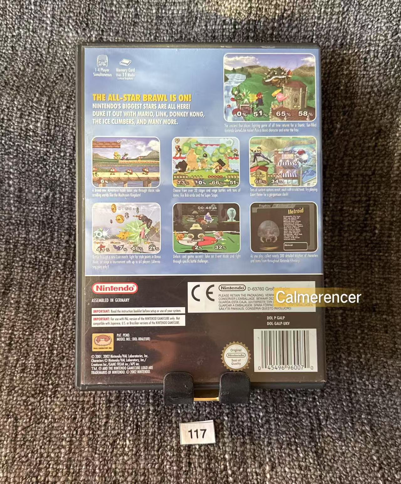 Super Smash Bros Melee Game - Nintendo Gamecube - Pal Version