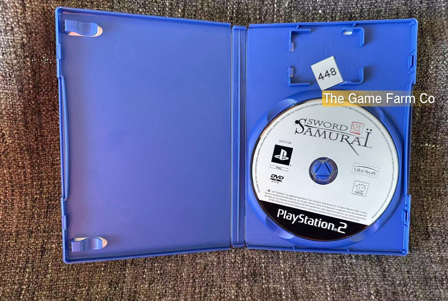 Sword of the Samurai PS2 Physical Game PAL Tested Used Missing Manual