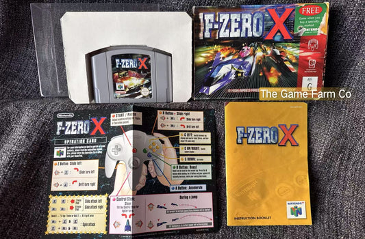 F-Zero X Game Boxed - Nintendo 64 / N64 - Pal Version