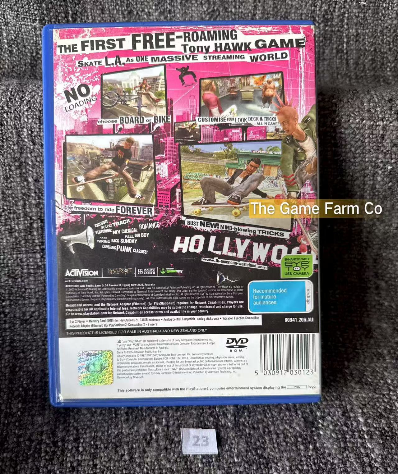 Tony Hawk's American Wasteland Game- Sony PlayStation 2 (PS2)