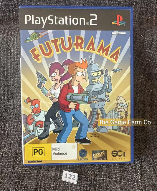 Futurama Game- Sony PlayStation 2 (PS2)