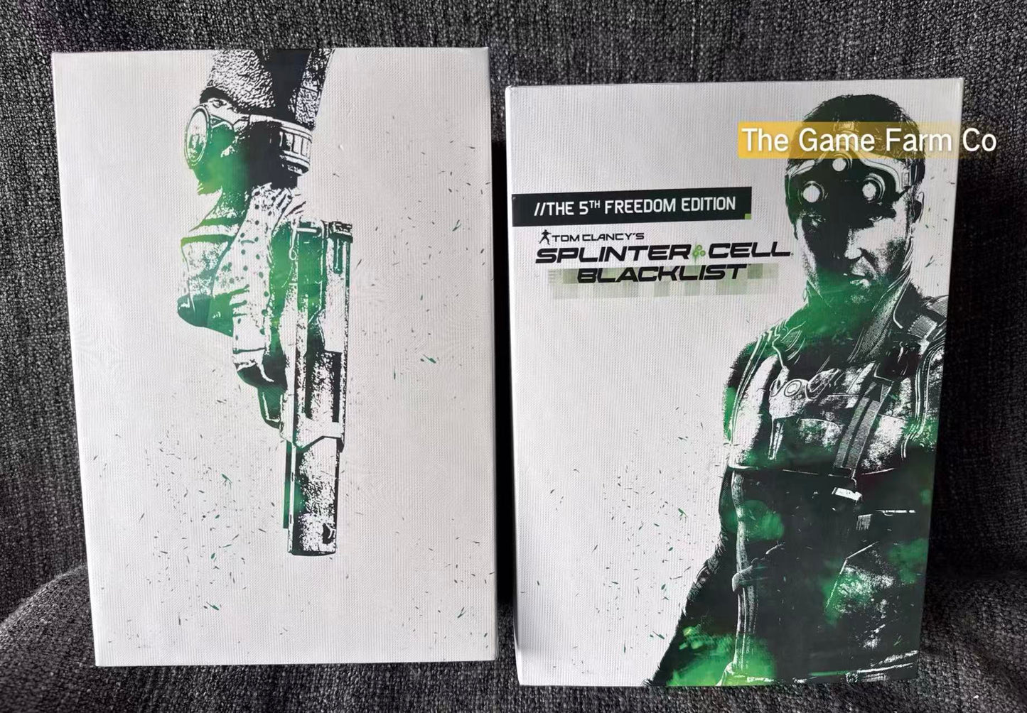 Tom Clancy's Splinter Cell Blacklist Sam FIsher Desert Suit Statue / Figure The 5th Freedom edition- Xbox 360 Game