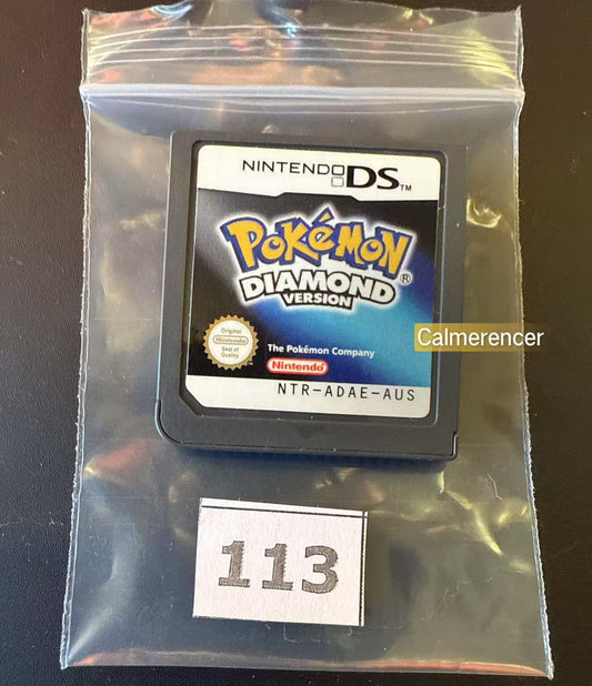 Pokemon Diamond Version Game - No case Nintendo DS - Pal