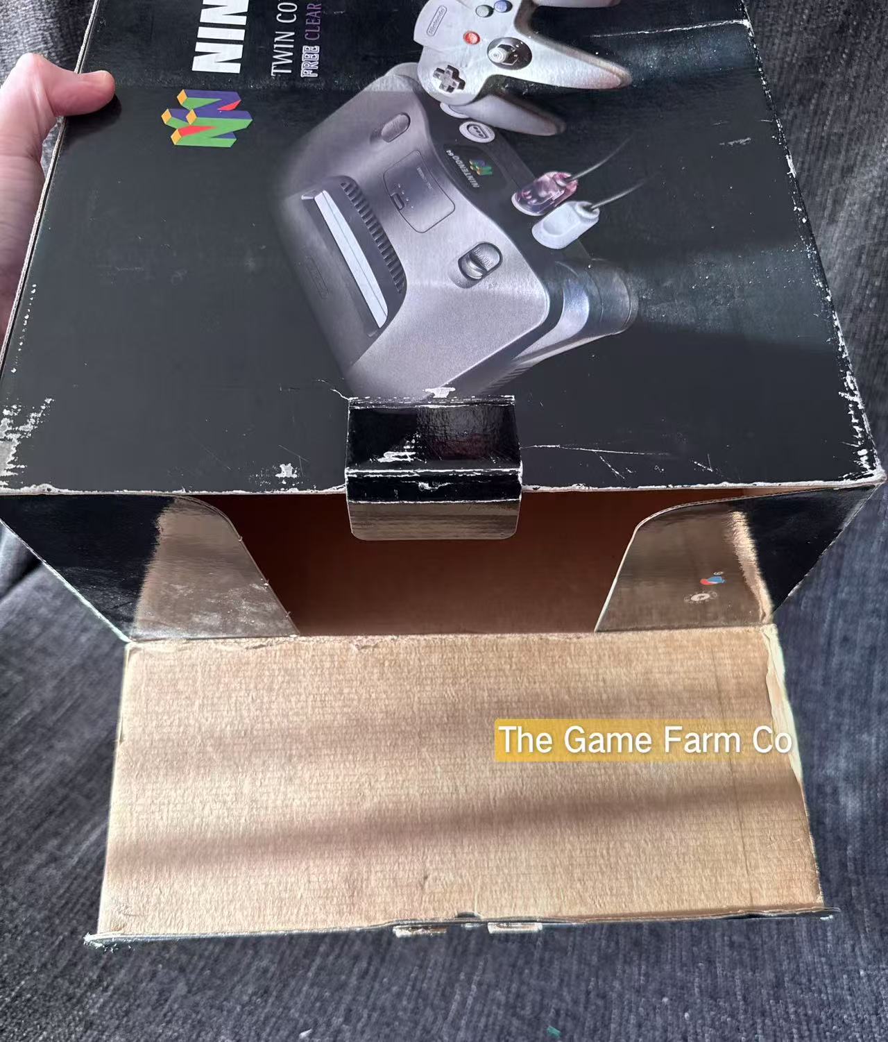 Nintendo 64  Twin Controller Pack (N64) Empty Console Box  -  Pal Version