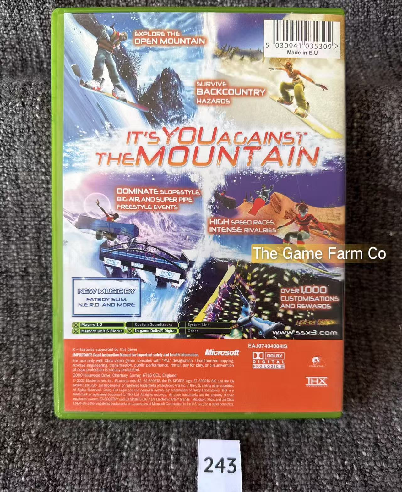 SSX 3 Game Microsoft Xbox Original