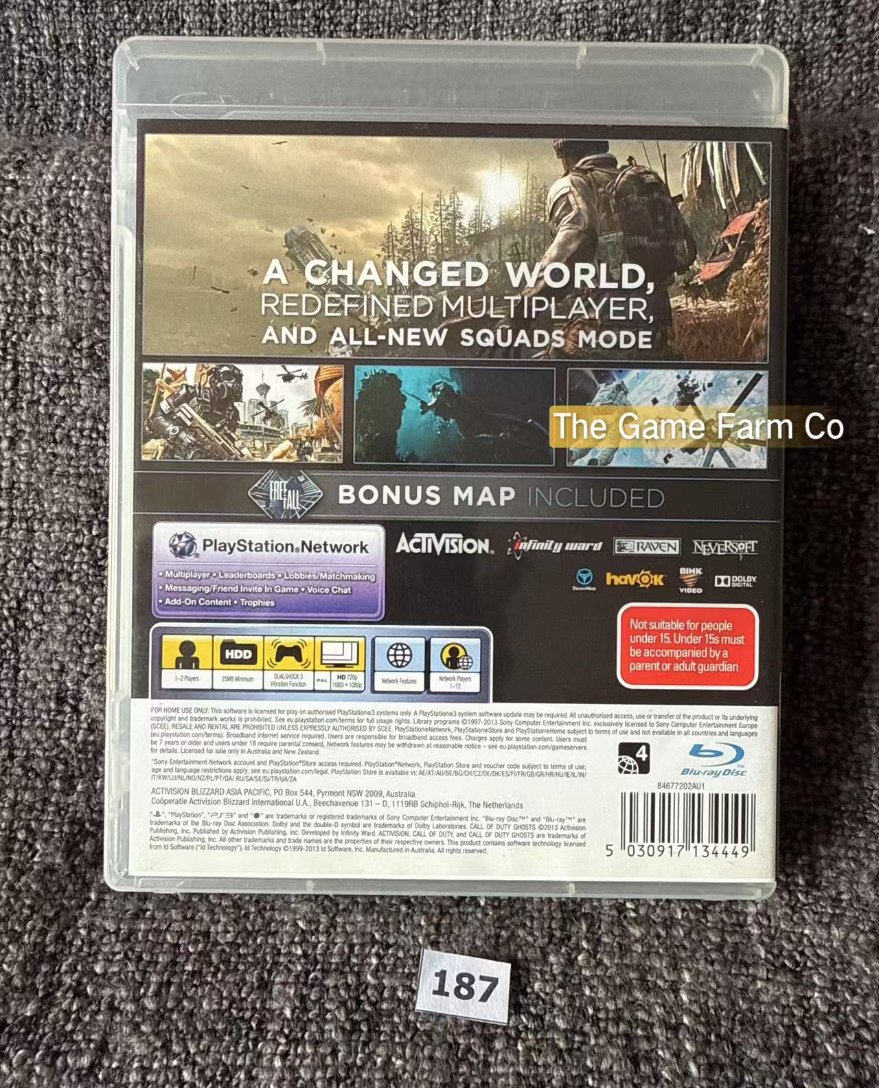 Call Of Duty Ghosts Game - PS3 - Sony Playstation 3