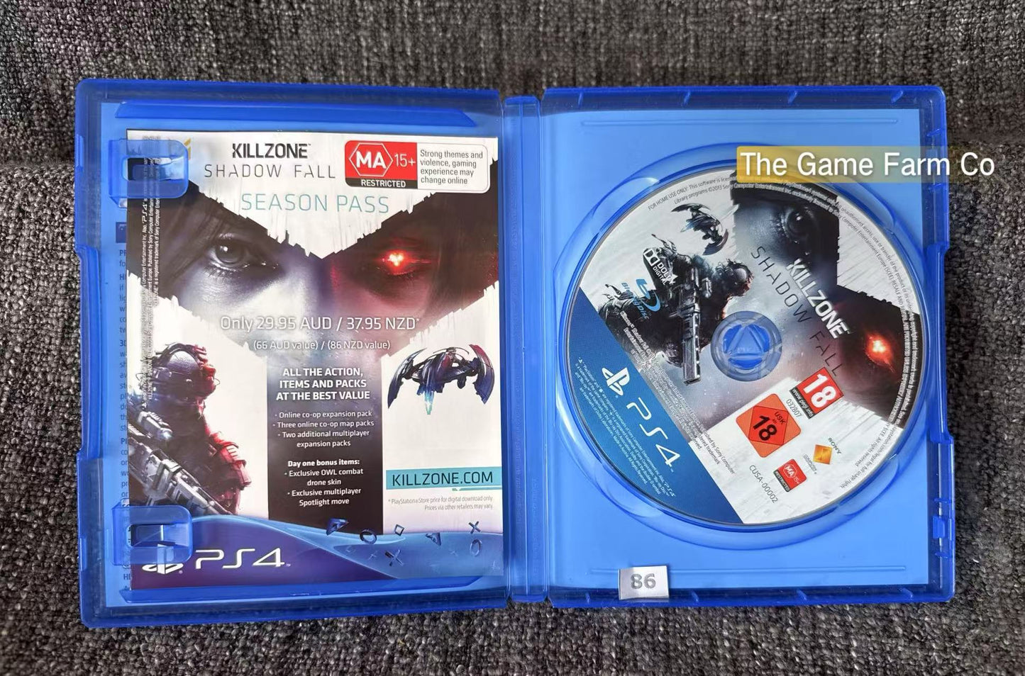 KillZone Shadow Fall Sony Playstation 4 (PS4) Game