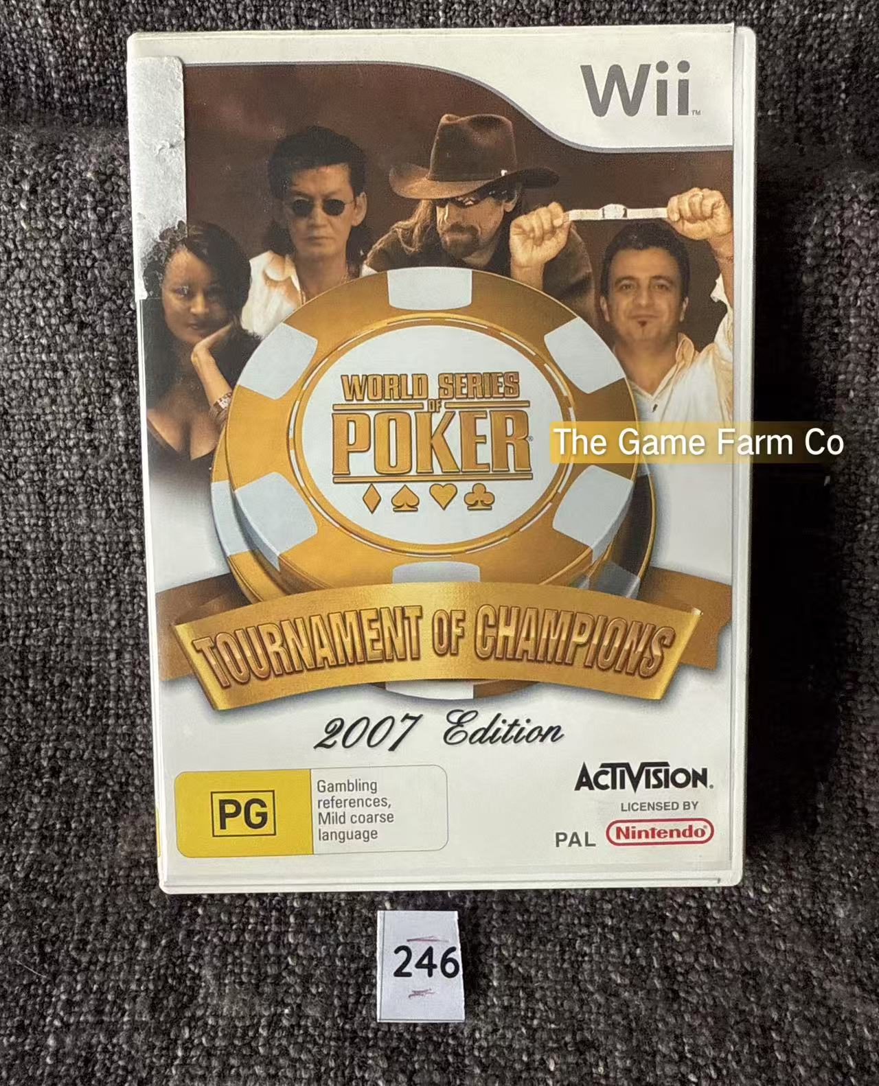 World Series Poker Tournament Of Champions 2007 Edition (Excellent condition)-  Nintendo Wii game