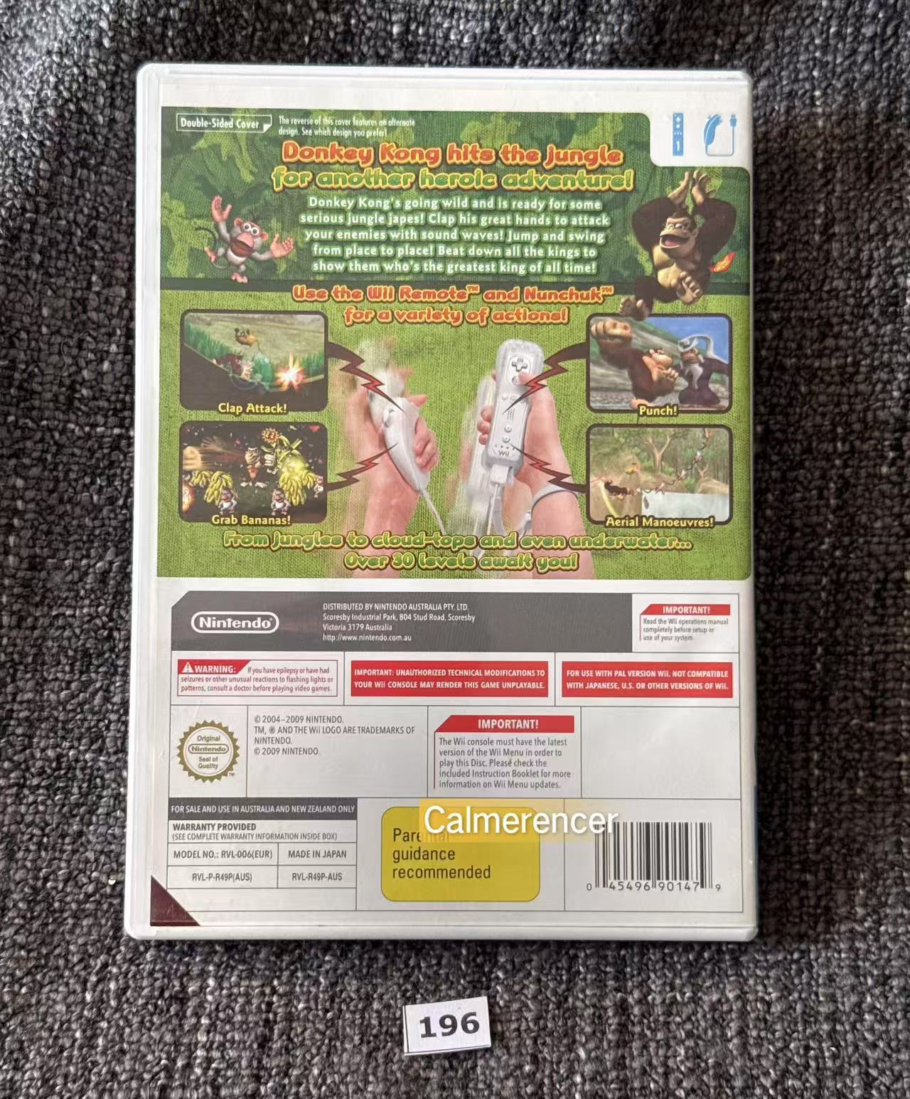Donkey Kong Jungle Beats - Nintendo Wii game