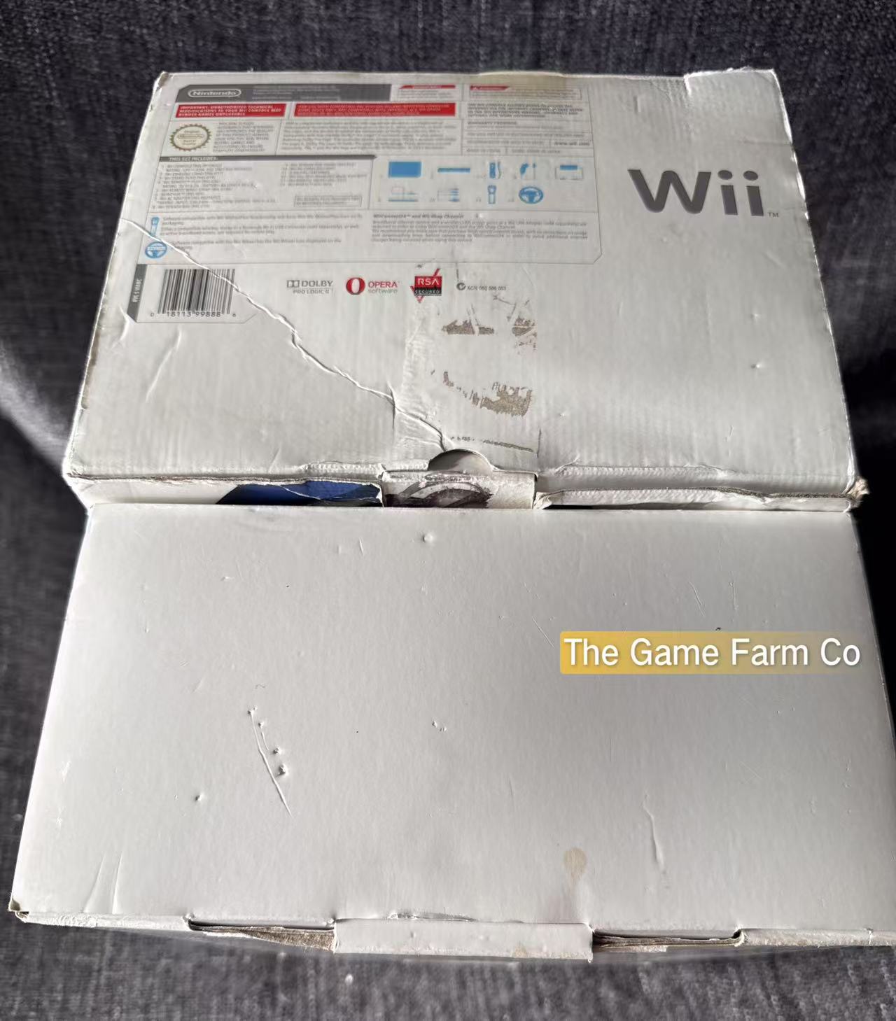 White Nintendo Wii Mario Kart Bundle Edition - Pal Australian