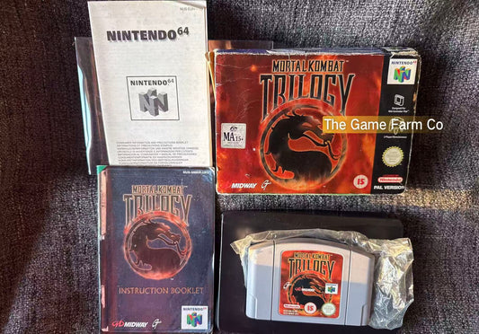 Mortal Kombat Trilogy N64 Physical Game CIB PAL Tested Used Fair Box