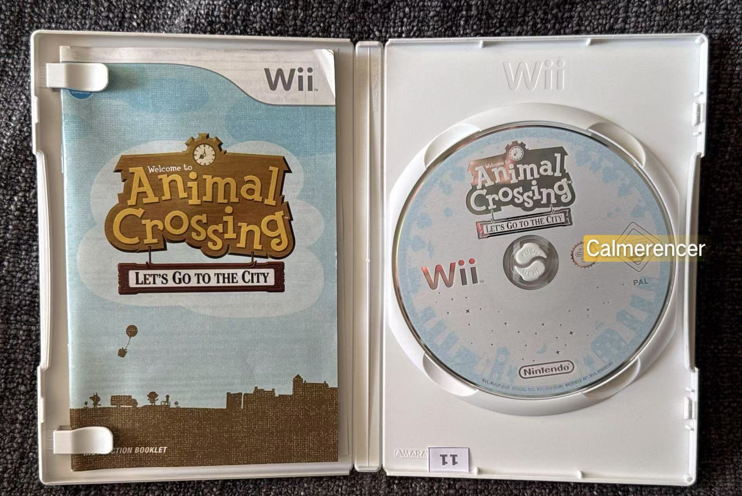 Animal Crossing Lets Go To The City -  Nintendo Wii game