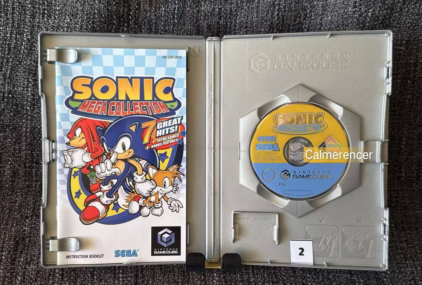 Sonic Mega Collection Game - Nintendo Gamecube - Pal Version