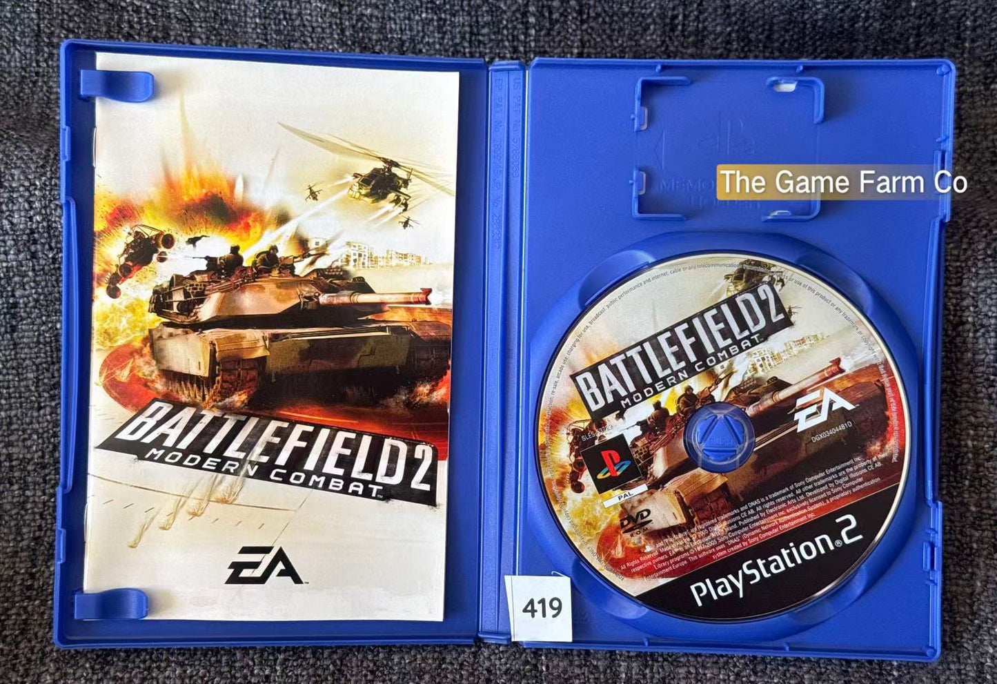 Battlefield 2 Modern Combat PS2 Physical Game CIB PAL Tested Used
