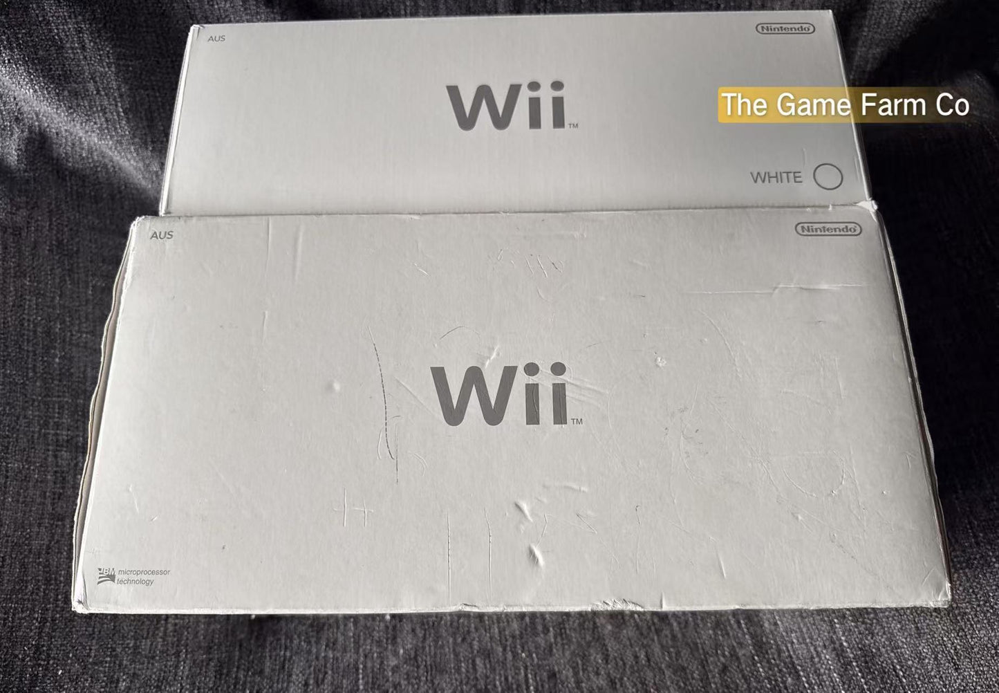 White Nintendo Wii Mario Kart Bundle Edition - Pal Australian