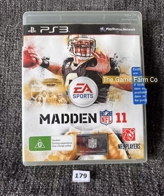 Madden 11 Game - PS3 - Sony Playstation 3