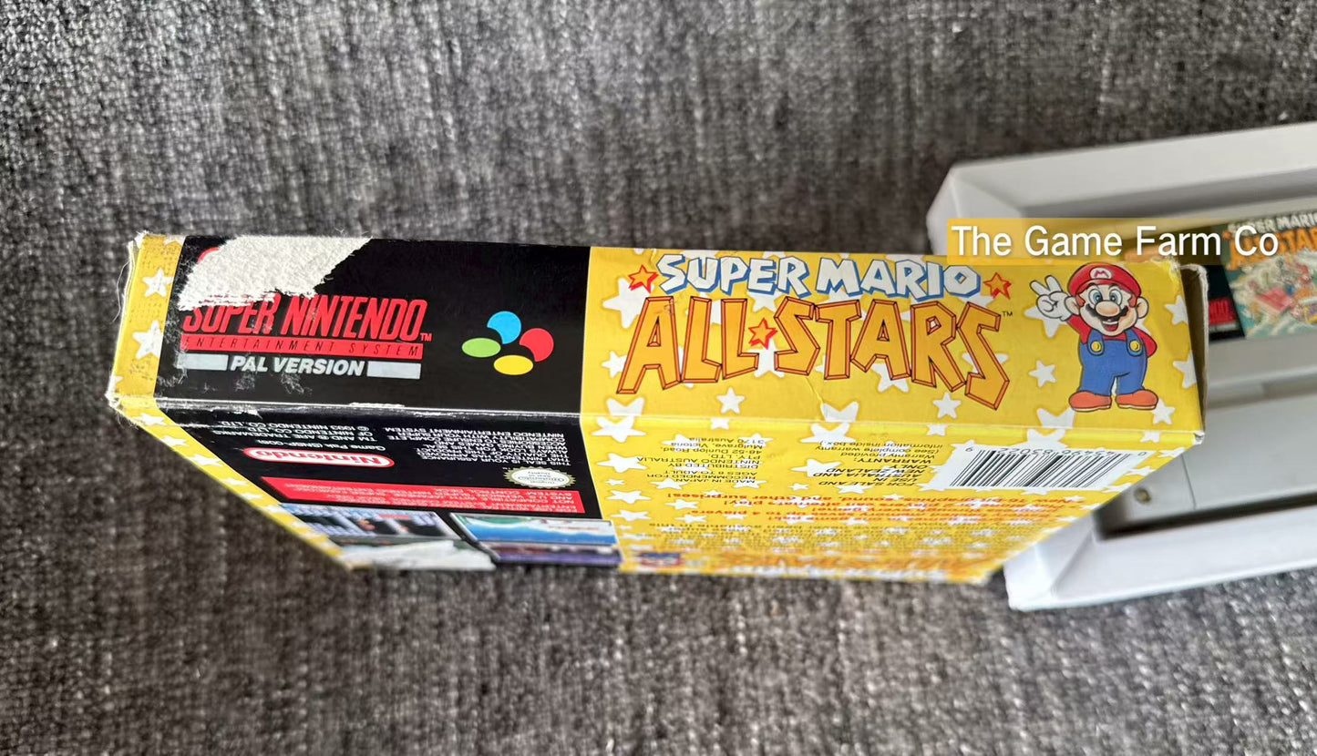 Super Mario All Stars - Missing Manual Super Nintendo (Snes) Game