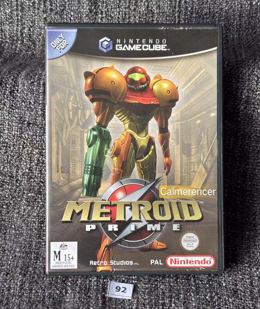 Metroid Prime Game - Nintendo Gamecube - Pal Version